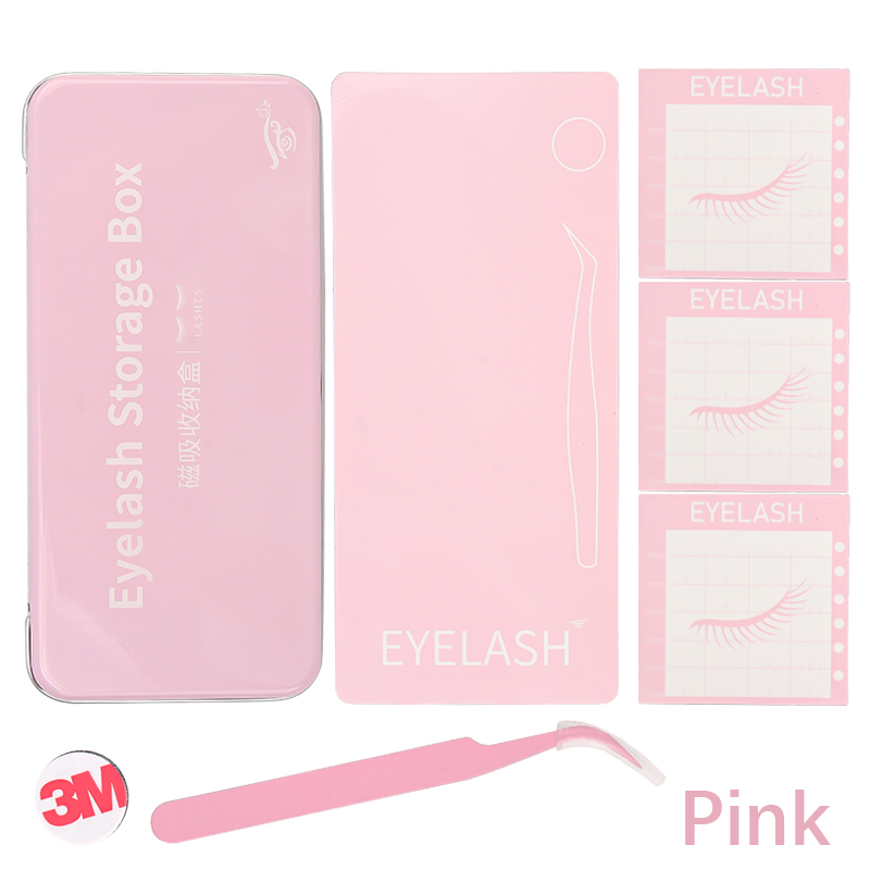 Beauty Makeup Organizer - Magnetic Eyelash Extension Storage Box Professional