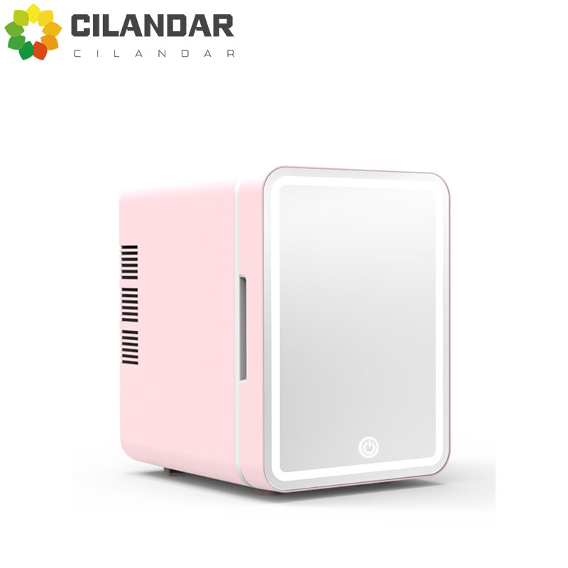 Beauty Makeup Fridge - Dual-Use Mini Fridge Makeup Mirror for