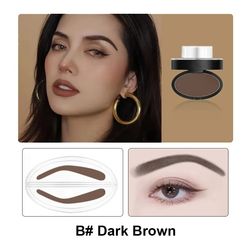 Bb Cream Tinted - Eyebrow Powder Stamp Tint Stencil Kit