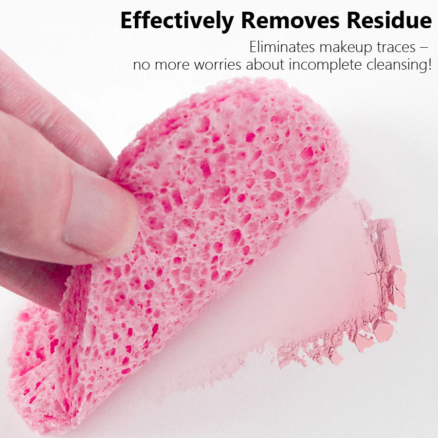 5Pcs Cellulose Face Sponges Co - Cosmetic Sponge recension och pris