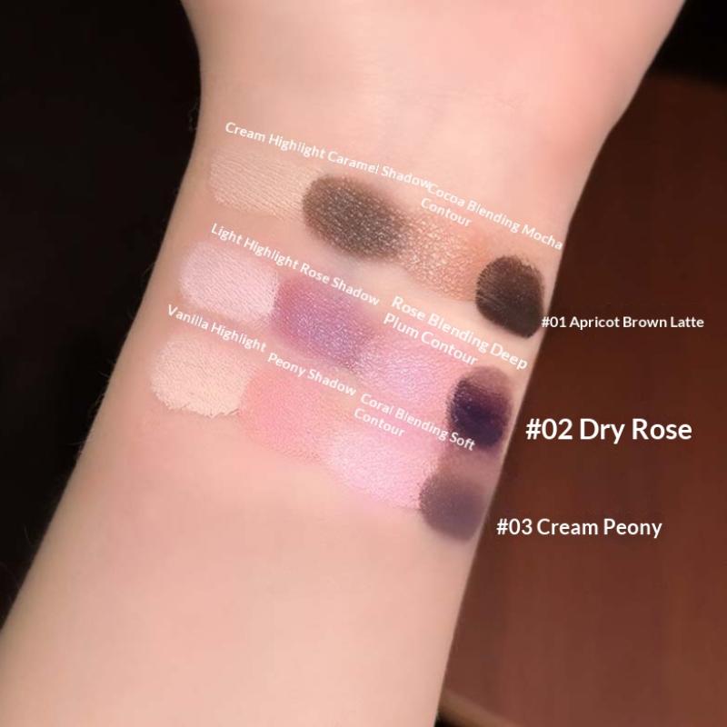 Cappuvini 4 Color Matte Velvet - Beauty Makeup Eyeshadow Palette recension och pris