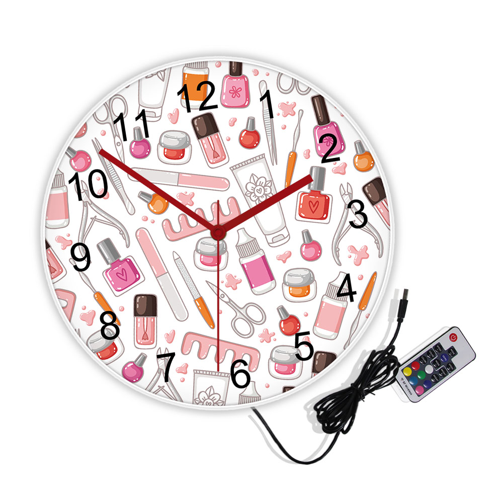 Nail Salon Tools Printed Wall  - Beauty And Makeup Studio recension och pris