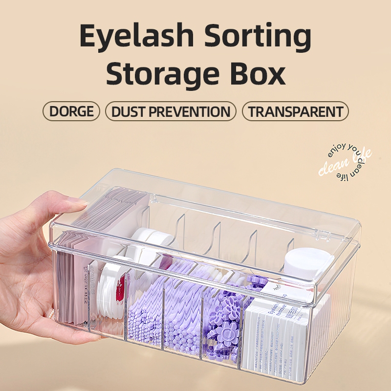 Transparent Eyelash Beauty Org - Beauty Makeup Organizer recension och pris
