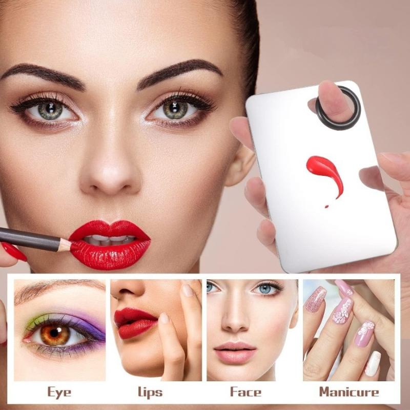 NEW 4Pcs Stainless Steel Makeu - Beauty Makeup Eyeshadow Palette recension och pris
