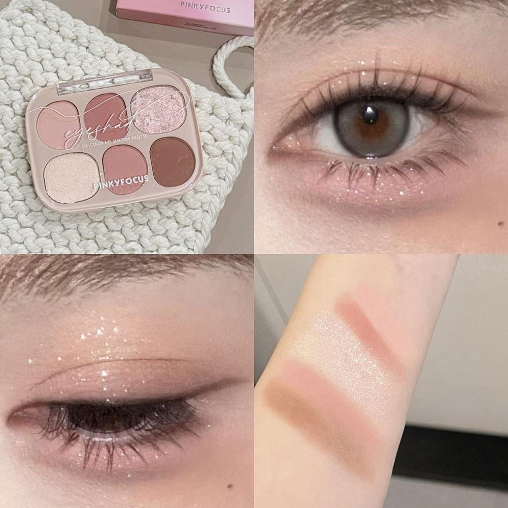 6 Colors Matte Eyeshadow Blush - Beauty Makeup Eyeshadow Palette recension och pris