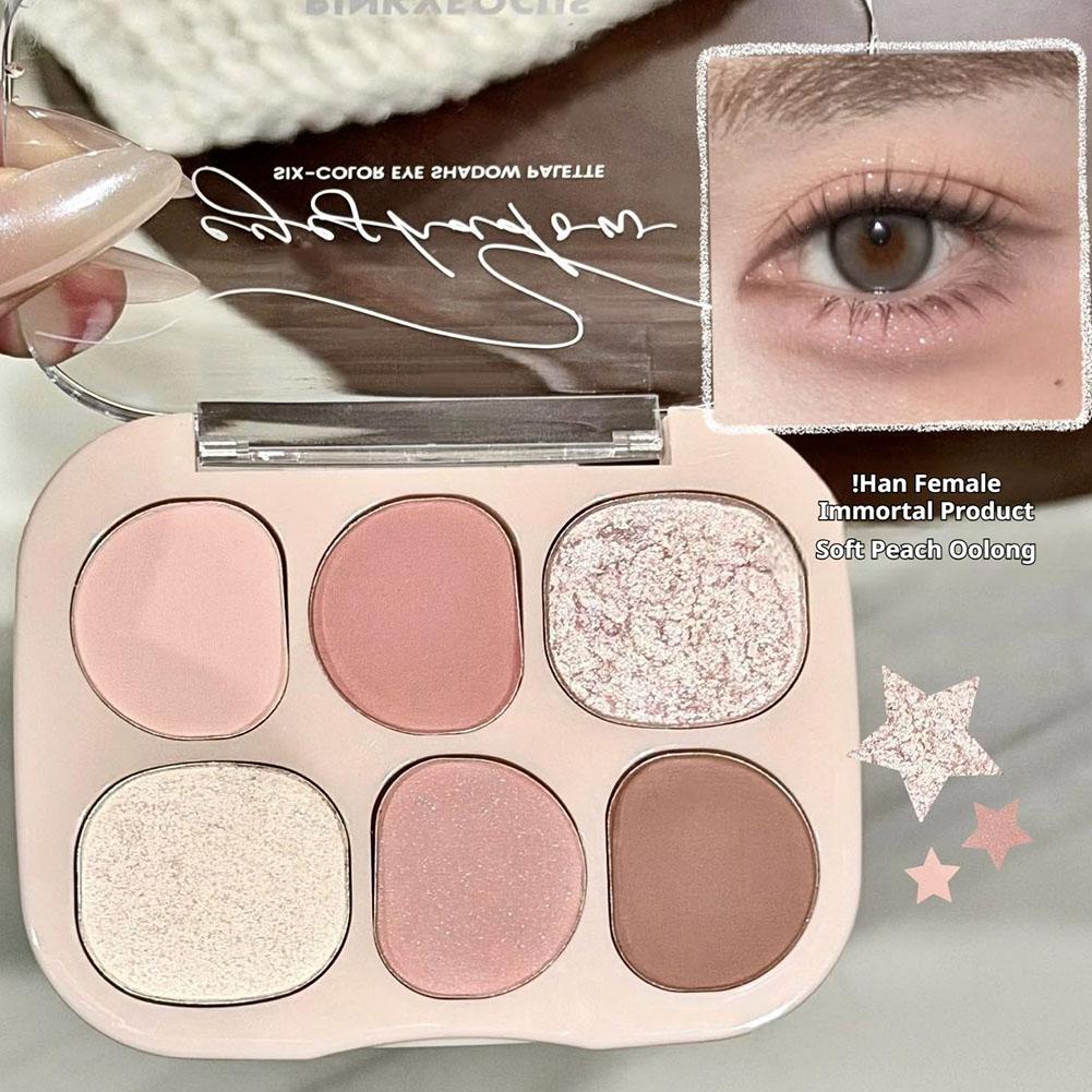 6 Colors Matte Eyeshadow Blush - Beauty Makeup Eyeshadow Palette recension och pris