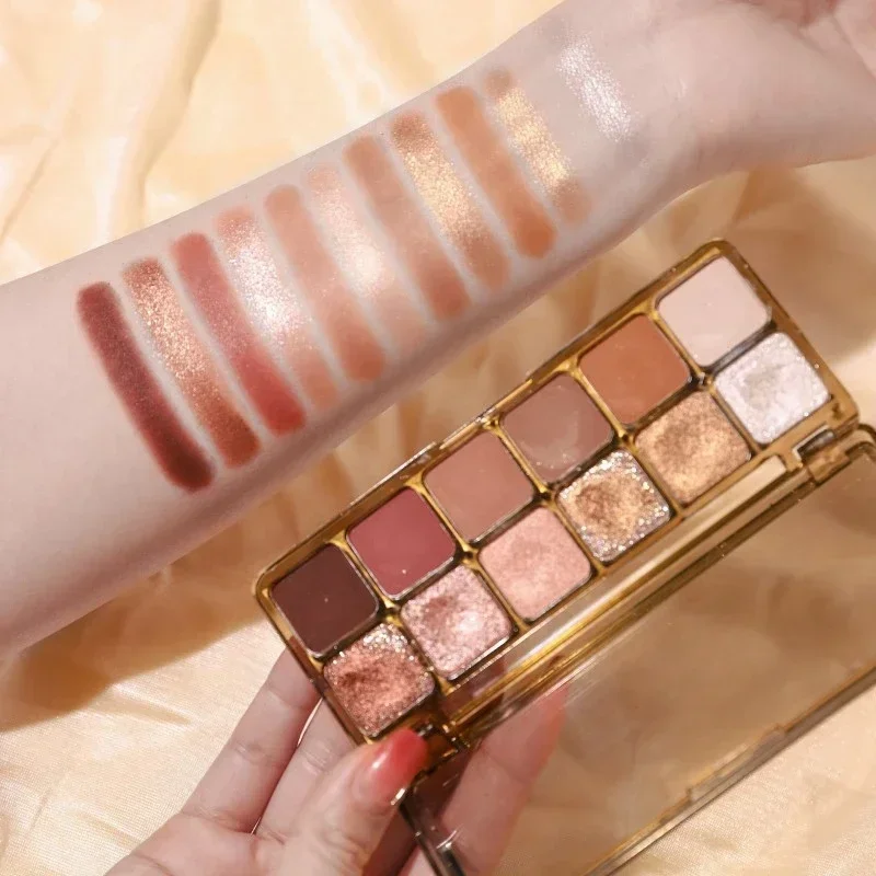 12 Colors Glitter Eye Shadow P - Beauty Makeup Eyeshadow Palette recension och pris