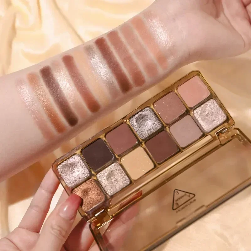 12 Colors Glitter Eye Shadow P - Beauty Makeup Eyeshadow Palette recension och pris