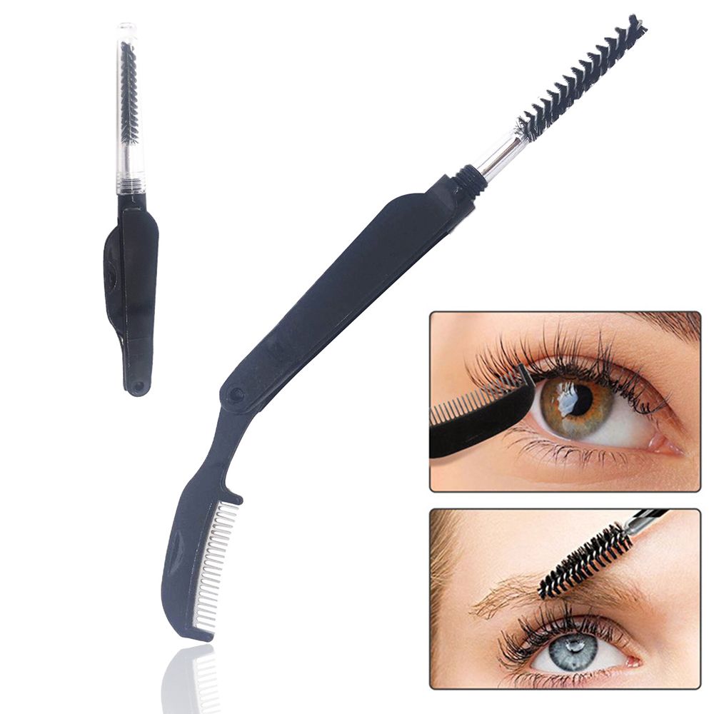 Metal Eyebrow Brush Foldable M - Beauty Makeup Vanity recension och pris