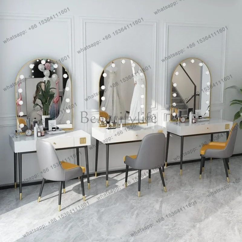 simple lamp mirror makeup tabl - Beauty And Makeup Studio recension och pris