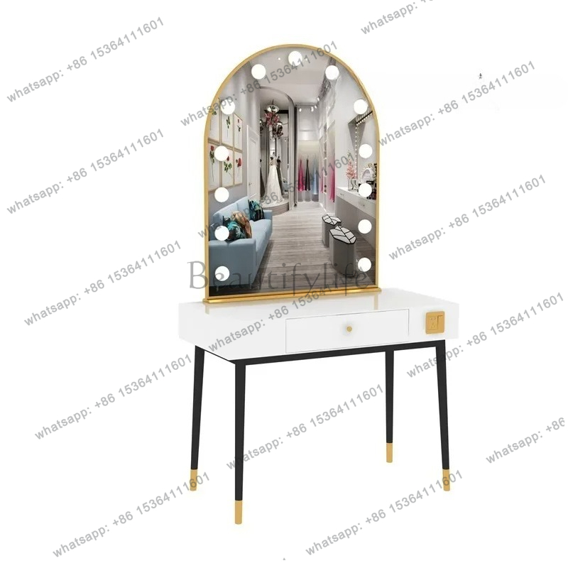 simple lamp mirror makeup tabl - Beauty And Makeup Studio recension och pris