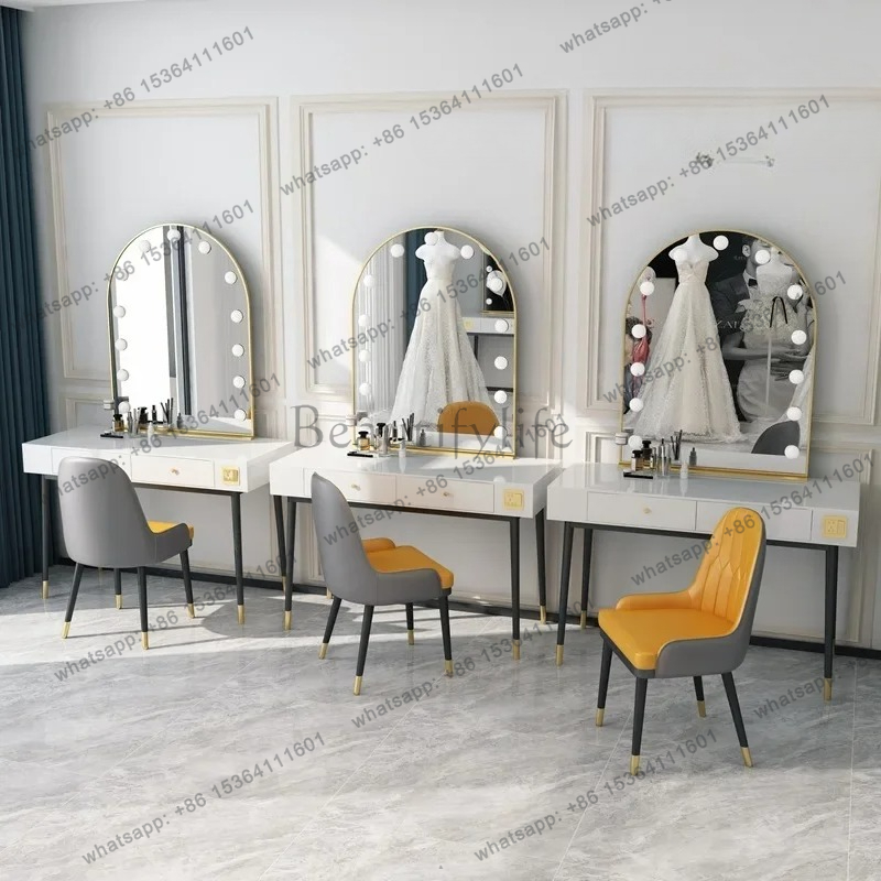 simple lamp mirror makeup tabl - Beauty And Makeup Studio recension och pris