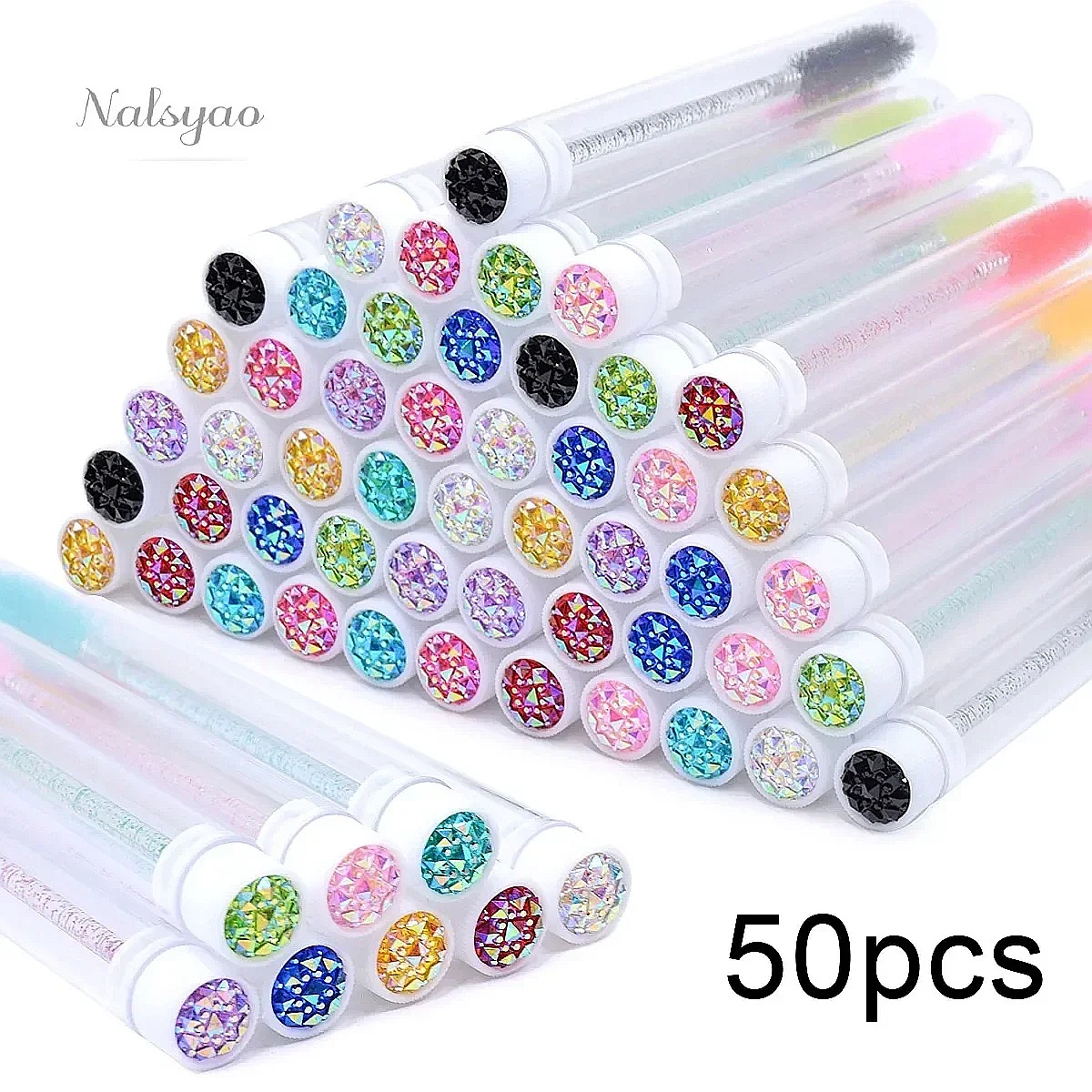 50Pcs Crystal Eyelash Brush Tu - Beauty Makeup Products recension och pris