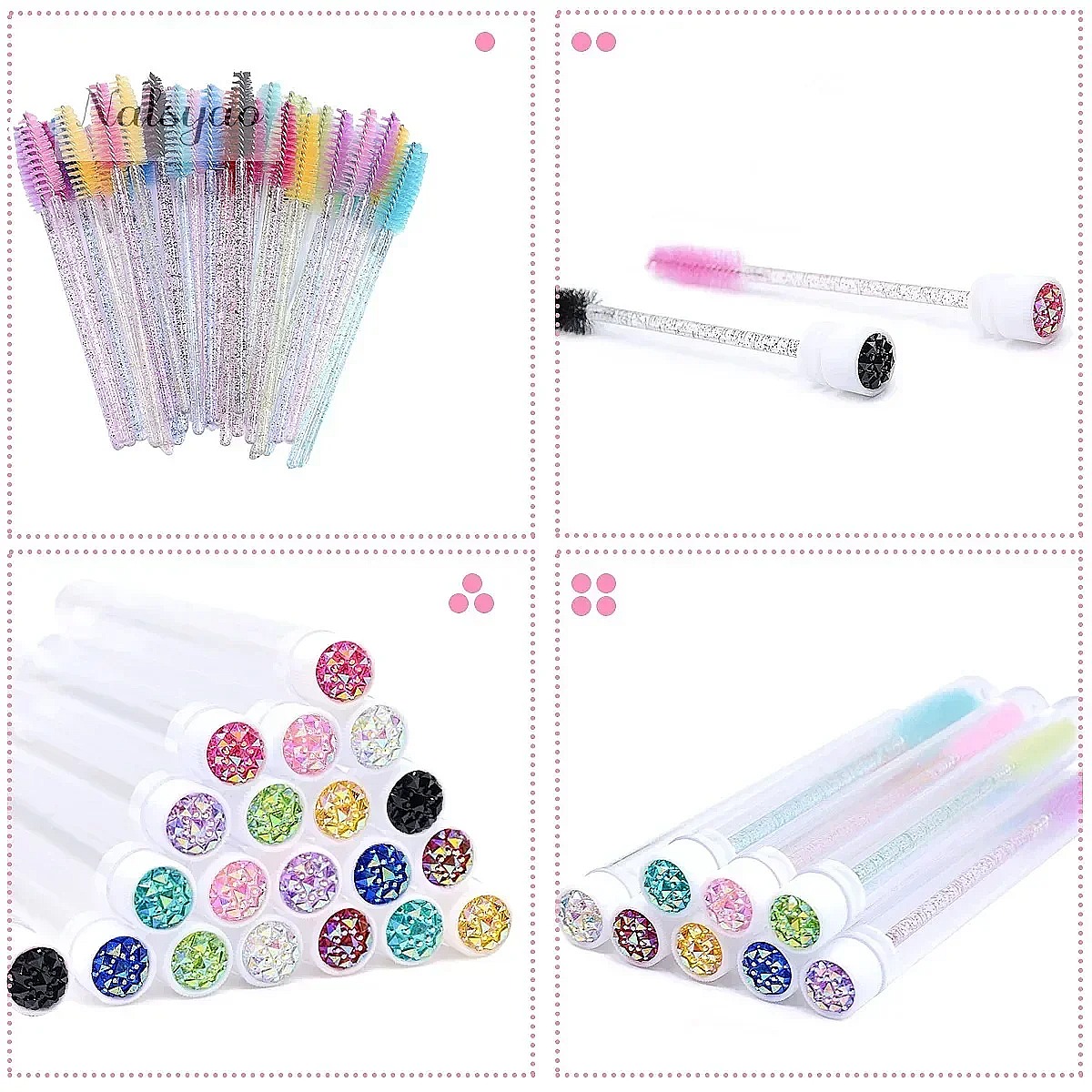 50Pcs Crystal Eyelash Brush Tu - Beauty Makeup Products recension och pris