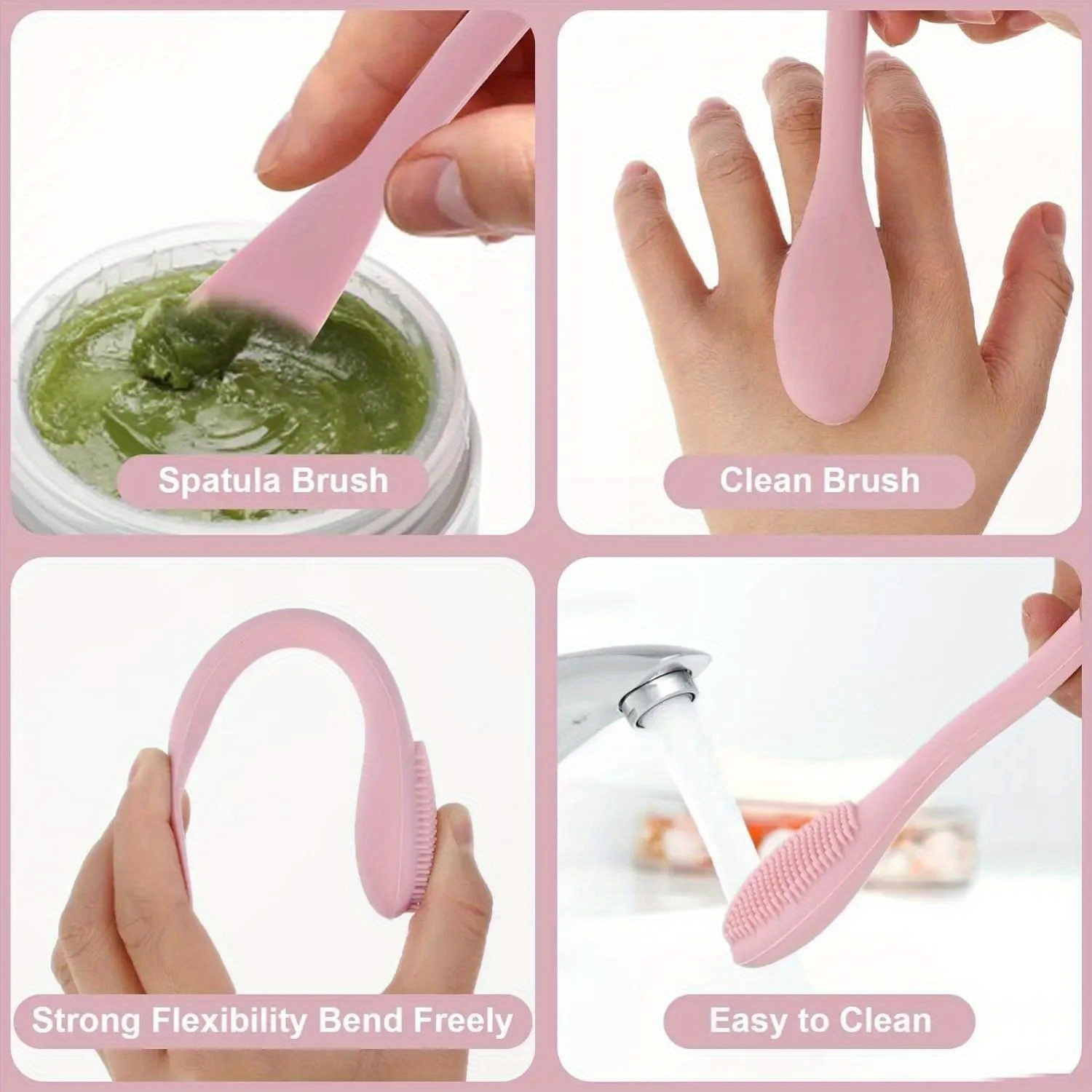 Double Head Facial Mask Brush  - Beauty Makeup Artist recension och pris