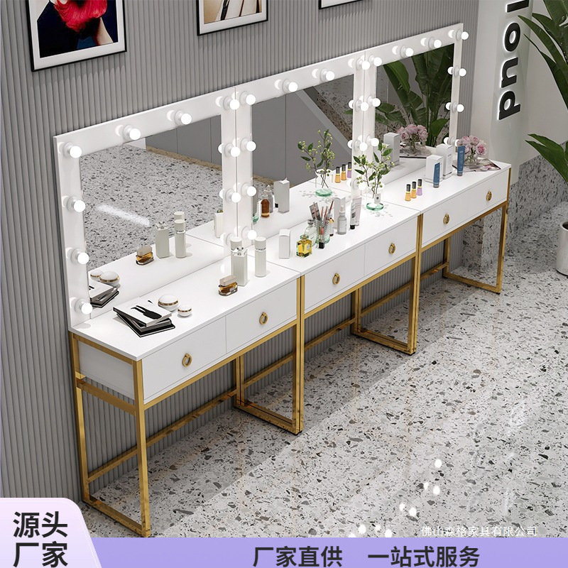 Studio dresser with lamp mirro - Beauty And Makeup Studio recension och pris