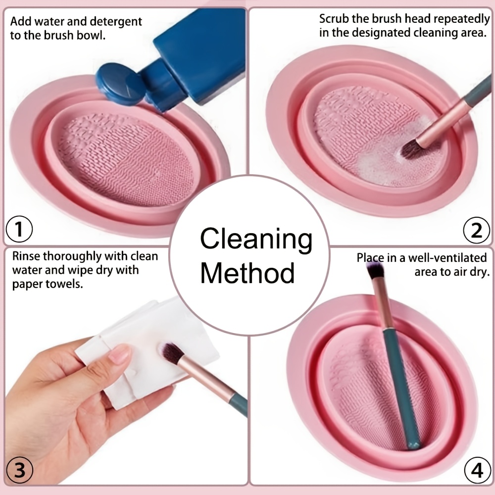 Foldable Silicone Makeup Brush - Cosmetic Sponge recension och pris