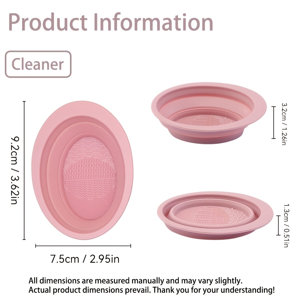 Foldable Silicone Makeup Brush - Cosmetic Sponge recension och pris