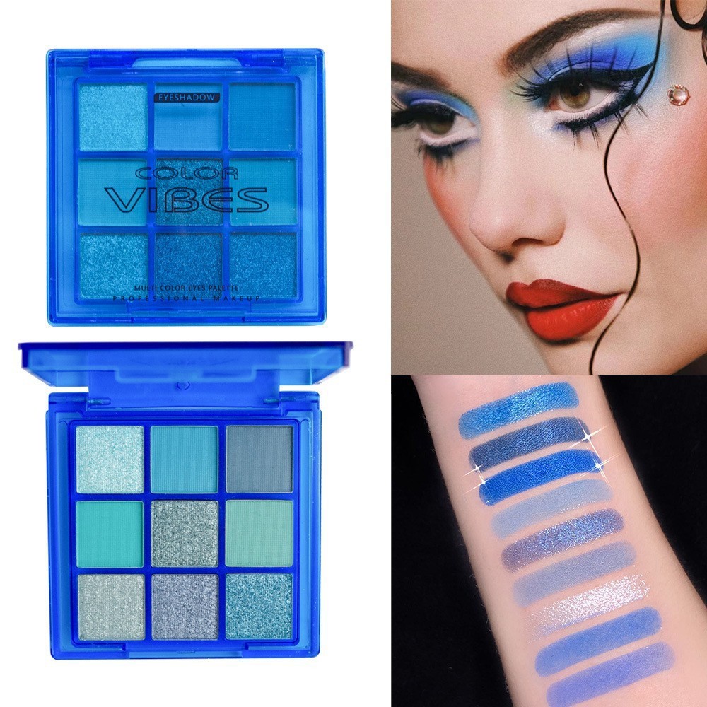 Smoky Punk Style 9 Color Eyesh - Beauty Makeup Eyeshadow Palette recension och pris