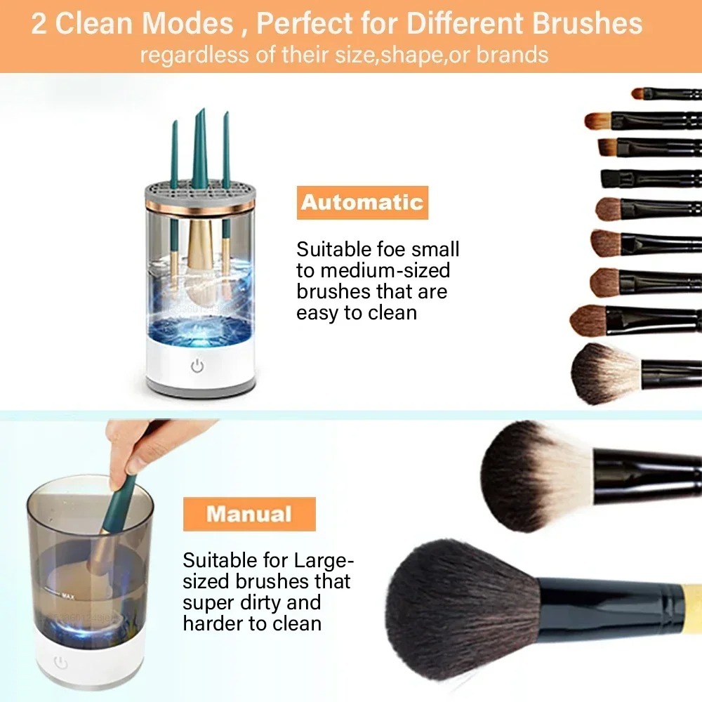 Automatic Electric Makeup Brus - Beauty Makeup Vanity recension och pris