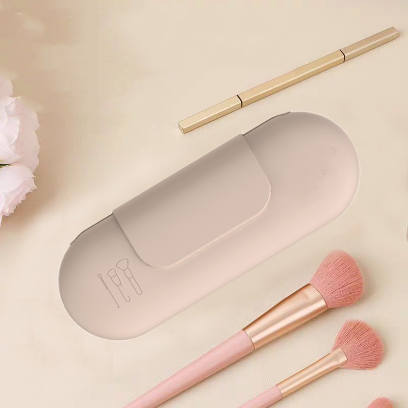 Makeup Brush Bag for Women Sil - Cosmetic Sponge recension och pris