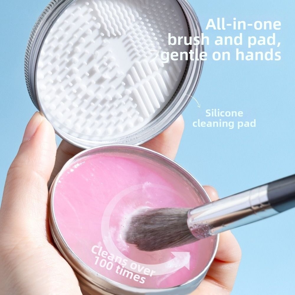with Silicone Mat Makeup Brush - Cosmetic Sponge recension och pris