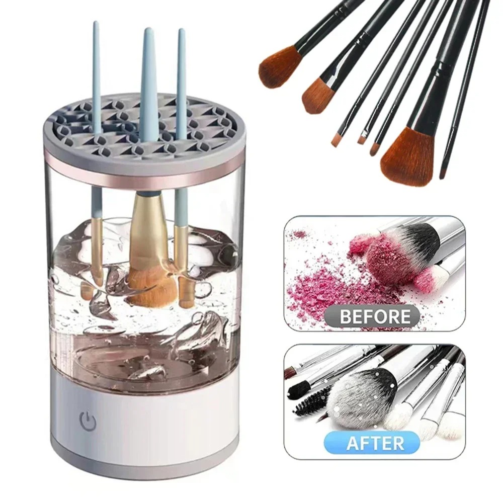 Automatic Electric Makeup Brus - Beauty Makeup Vanity recension och pris