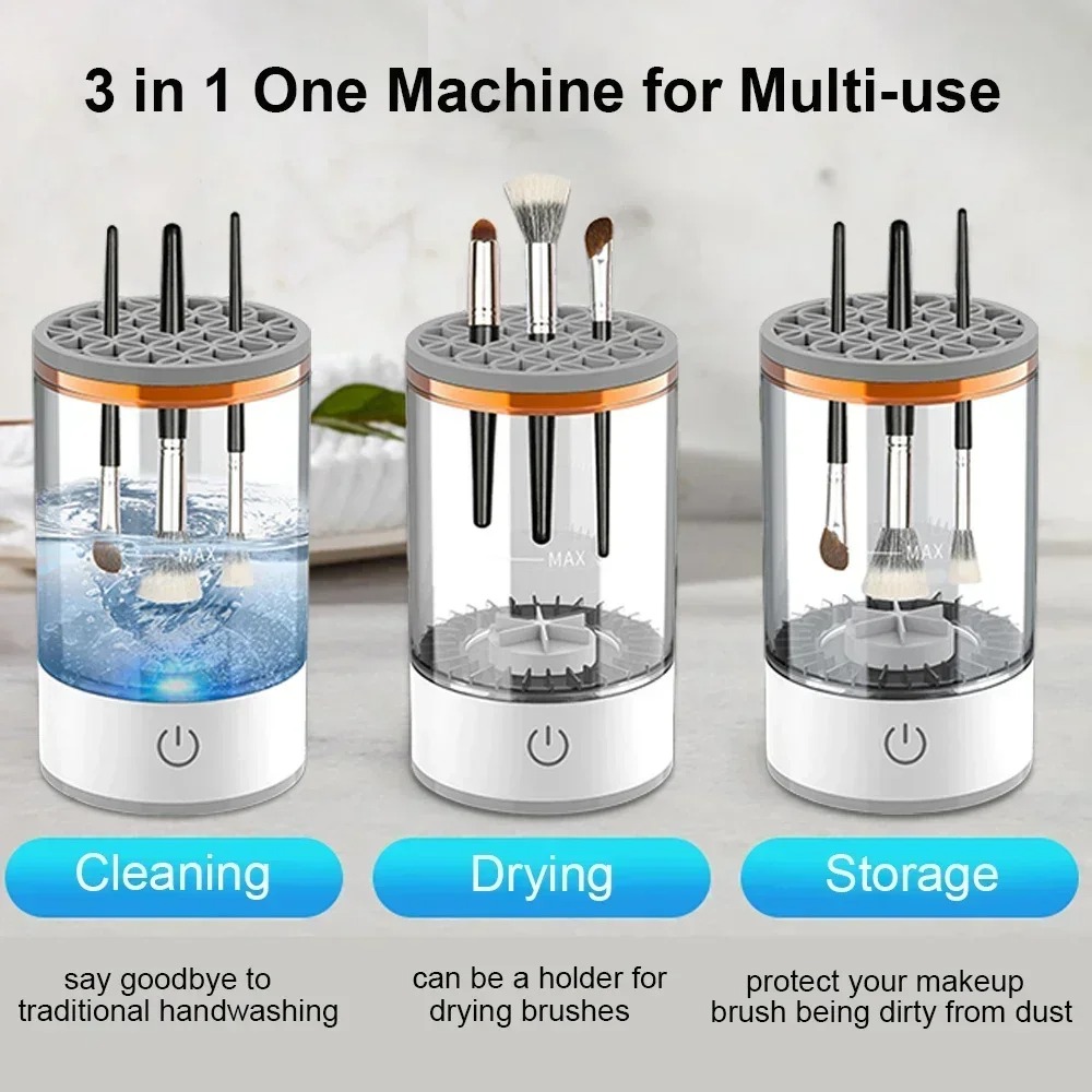 Automatic Electric Makeup Brus - Beauty Makeup Vanity recension och pris