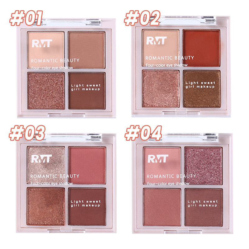 Romantic Beauty Four-Color Eye - Beauty Makeup Eyeshadow Palette recension och pris
