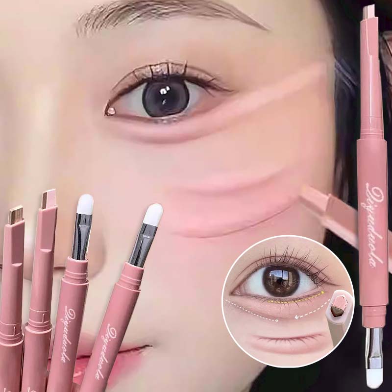 Korean 2in1 Lying Silkworm Pen - Rare Beauty Makeup Highlighter recension och pris