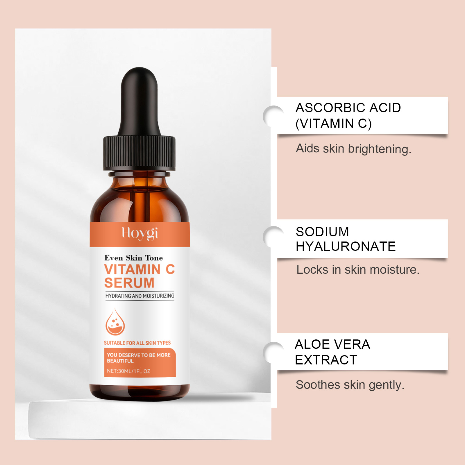 Vitamin C Serum for Face Hyalu - Vitamin C Serum Face recension och pris