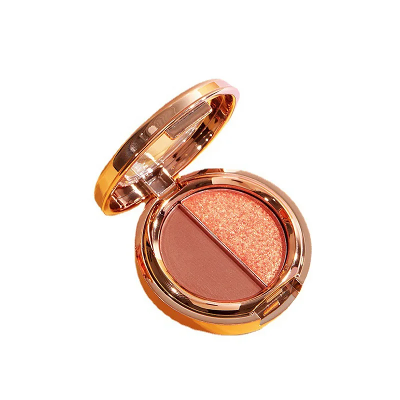 2 Colors Eyeshadow Glitter Pea - Beauty Makeup Eyeshadow Palette recension och pris